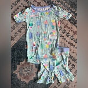 Little Sleepies 2 Piece Ice Cream Truck Pajama Set Size 3T